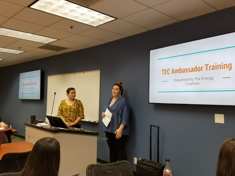 Presenters at TEC Ambassador Training